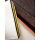 Replica Hermes Bicolor Bearn Wallet In White Epsom Leather