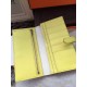 Replica Hermes Bicolor Bearn Wallet In White Epsom Leather