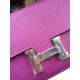 Replica Hermes Constance Long Wallet In Cyclamen Epsom Leather