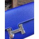 Replica Hermes Constance Long Wallet In Electric Blue Epsom Leather