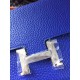 Replica Hermes Constance Long Wallet In Electric Blue Leather