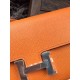 Replica Hermes Constance Long Wallet In Orange Epsom Leather