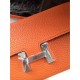 Replica Hermes Constance Long Wallet In Orange Leather