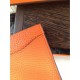 Replica Hermes Constance Long Wallet In Orange Leather