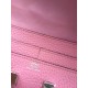 Replica Hermes Constance Long Wallet In Pink Leather