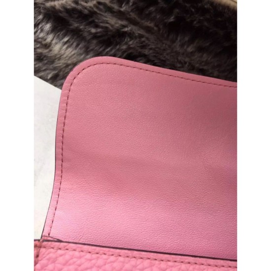 Replica Hermes Constance Long Wallet In Pink Leather
