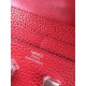 Replica Hermes Constance Long Wallet In Vermillion Leather