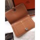 Replica Hermes Dogon Wallet In Brown Leather