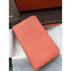 Replica Hermes Dogon Wallet In Crevette Leather