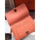 Replica Hermes Dogon Wallet In Crevette Leather