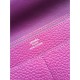 Fake Hermes Dogon Wallet In Cyclamen Leather Replica
