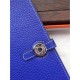 Replica Hermes Dogon Wallet In Electric Blue Leather