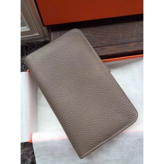 Replica Hermes Dogon Wallet In Etain Leather Fake Hermes Dogon Wallet In Etain Leather Replica