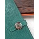 Fake Hermes Dogon Wallet In Malachite Leather Replica