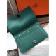 Fake Hermes Dogon Wallet In Malachite Leather Replica