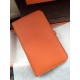 Replica Hermes Dogon Wallet In Orange Leather