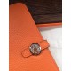 Replica Hermes Dogon Wallet In Orange Leather