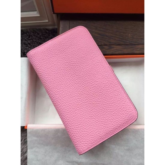Replica Hermes Dogon Wallet In Pink Leather