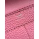 Replica Hermes Dogon Wallet In Pink Leather