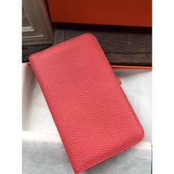 Replica Hermes Dogon Wallet In Rose Jaipur Leather