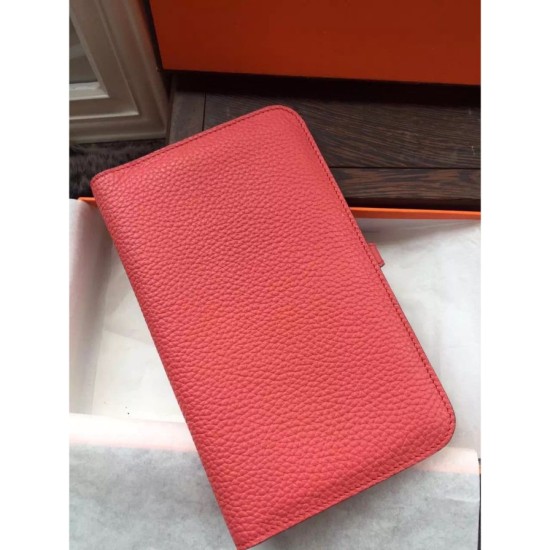 Replica Hermes Dogon Wallet In Rose Jaipur Leather