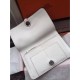 Replica Hermes Dogon Wallet In White Leather