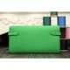 Replica Hermes Kelly Longue Wallet In Bamboo Clemence Leather
