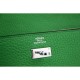 Replica Hermes Kelly Longue Wallet In Bamboo Clemence Leather