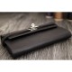Replica Hermes Kelly Longue Wallet In Black Epsom Leather