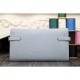 Replica Hermes Kelly Longue Wallet In Blue Lin Clemence Leather