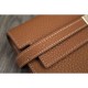 Fake Hermes Kelly Longue Wallet In Brown Clemence Leather Replica