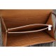 Fake Hermes Kelly Longue Wallet In Brown Clemence Leather Replica