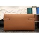 Fake Hermes Kelly Longue Wallet In Brown Epsom Leather Replica