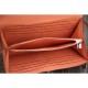 Replica Hermes Kelly Longue Wallet In Crevette Clemence Leather