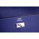 Replica Hermes Kelly Longue Wallet In Electric Blue Epsom Leather