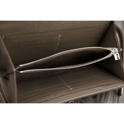 Replica Hermes Kelly Longue Wallet In Etoupe Epsom Leather