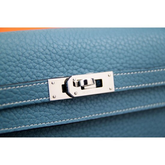Replica Hermes Kelly Longue Wallet In Jean Blue Clemence Leather Replica Hermes Kelly Longue Wallet In Jean Blue Clemence Leather