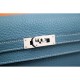 Replica Hermes Kelly Longue Wallet In Jean Blue Clemence Leather Replica Hermes Kelly Longue Wallet In Jean Blue Clemence Leather