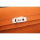 Replica Hermes Kelly Longue Wallet In Orange Epsom Leather