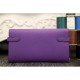 Replica Hermes Kelly Longue Wallet In Purple Epsom Leather