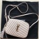 Fake YSL Saint Laurent Monogram Lou Lou Camera Bag White Replica