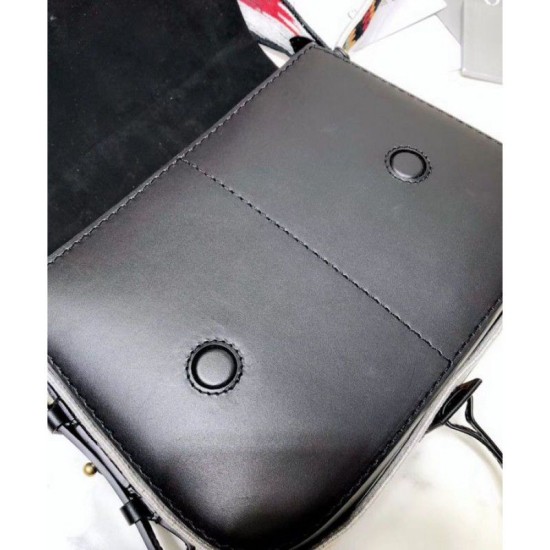 Fake Christian Dior Diorodeo flap bag M8650 Black Replica