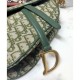 Fake Christian Dior Saddle Bag M0446 Green Replica