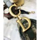 Fake Christian Dior Saddle Bag M0446 Green Replica