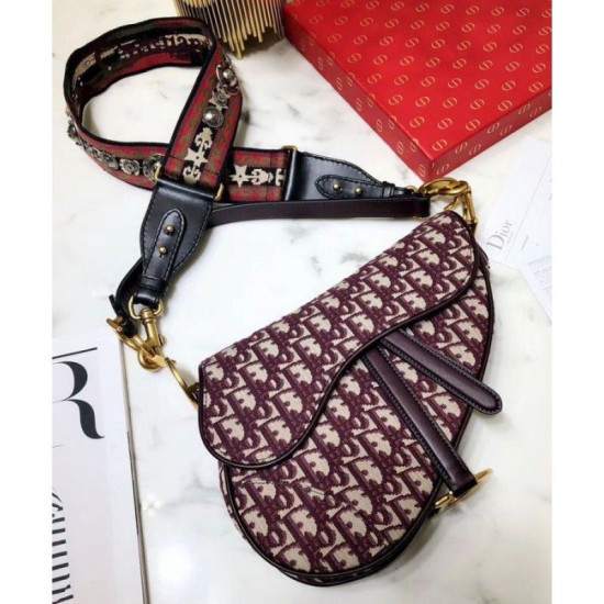 Replica Christian Dior Saddle Bag M0446 Red