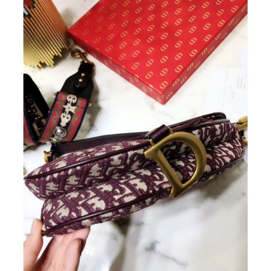 Replica Christian Dior Saddle Bag M0446 Red