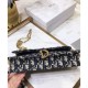 Replica Christian Dior Saddle long wallet with flap S5614 Dark Blue