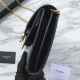 Fake YSL Saint Laurent Cassandra Bag With Monogram Slider Black Replica