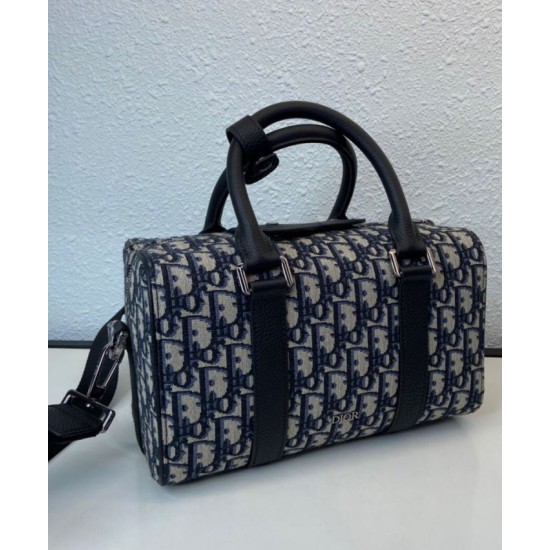 Replica Christian Dior Lingot 26 Bag Dark Blue