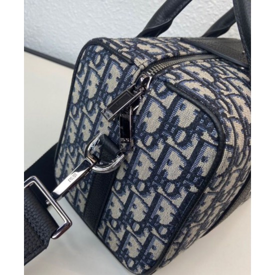 Replica Christian Dior Lingot 26 Bag Dark Blue